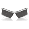 Sluneční brýle, Maska, Šedé - Swarovski, 5691648