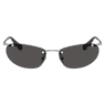 Sunglasses, Oval shape, Black - Swarovski, 5691652