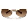 Zonnebril, Ovale vorm, SK7018, Bruin - Swarovski, 5691655