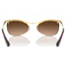 Zonnebril, Ovale vorm, SK7018, Bruin - Swarovski, 5691655
