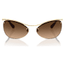 Zonnebril, Ovale vorm, SK7018, Bruin - Swarovski, 5691655