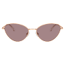 Sunglasses, Cat-eye shape, SK7014, Purple - Swarovski, 5691656