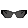 Sunglasses, Cat-eye shape, Black - Swarovski, 5691693