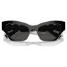 Sunglasses, Cat-eye shape, Black - Swarovski, 5691693