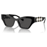 Sunglasses, Cat-eye shape, Black - Swarovski, 5691693
