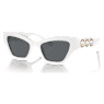 Sunglasses, Cat-eye shape, White - Swarovski, 5691696