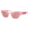 Sunglasses, Cat-eye shape, Pink - Swarovski, 5691697