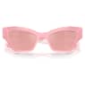 Sunglasses, Cat-eye shape, Pink - Swarovski, 5691697