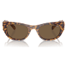 Gafas de sol, Forma ovalada, SK6022, Marrones - Swarovski, 5691701