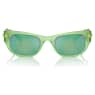 Sunglasses, Oval shape, SK6022, Green - Swarovski, 5691704