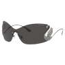 Gafas de sol, Mascarilla, Cisne, SK7020, Grises  - Swarovski, 5691705