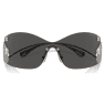 Gafas de sol, Mascarilla, Cisne, SK7020, Grises  - Swarovski, 5691705