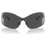 Sunglasses, Mask, Swan, SK7020, Grey - Swarovski, 5691705