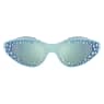 Occhiali da sole, Forma occhialini da nuoto, Blu - Swarovski, 5691732