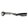 Sunglasses with strap, Swimming shape, Black - Swarovski, 5691733