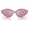 Óculos de sol, Formato de natação, Rosa - Swarovski, 5691734