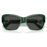 Gafas de sol, Forma cuadrada, SK6018, Verdes - Swarovski, 5691735