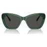 Gafas de sol, Forma cuadrada, SK6018, Verdes - Swarovski, 5691735
