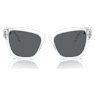 Lunettes de soleil, Forme carrée, SK6018, Blanches - Swarovski, 5691736