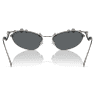 Sunglasses, Cat-eye shape, SKU001, Silver tone - Swarovski, 5691743