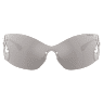 Occhiali da sole, Mascherina, Cigno, SK7020, Tono argentato - Swarovski, 5691744