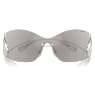 Occhiali da sole, Mascherina, Cigno, SK7020, Tono argentato - Swarovski, 5691744