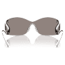 Occhiali da sole, Mascherina, Cigno, SK7020, Tono argentato - Swarovski, 5691744