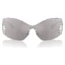 Occhiali da sole, Mascherina, Cigno, SK7020, Tono argentato - Swarovski, 5691744