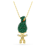 Good Luck Trolls pendant, Troll, Green, Gold-tone plated - Swarovski, 5691939