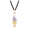 Good Luck Trolls pendant, Troll, Purple, Gold-tone plated - Swarovski, 5691943