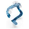Bracciale rigido Sublima, Taglio misto, Blu, Finitura blu - Swarovski, 5692102