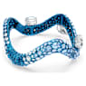 Bracciale rigido Sublima, Taglio misto, Blu, Finitura blu - Swarovski, 5692102