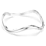 Sublima bangle, Round cut, White, Rhodium plated - Swarovski, 5692104