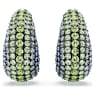 Sublima clip earrings, Round cut, Medium, Multicoloured, Ruthenium plated - Swarovski, 5692111