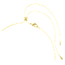 Symbolica choker, Crystal pearl, Moon, infinity, clover, evil eye and horseshoe, Blue, Gold-tone plated - Swarovski, 5692164