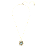 Pandantiv Symbolica, Deochi, Mediu, Multicolor, Placat cu auriu - Swarovski, 5692166