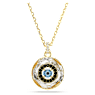 Symbolica pendant, Evil eye, Small, Multicolored, Gold-tone plated - Swarovski, 5692169