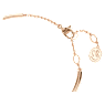 Dextera bangle, Round cut, White, Rose gold-tone plated - Swarovski, 5692259