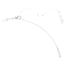 Matrix Y necklace, Crystal pearl, Round cut, White, Rhodium plated - Swarovski, 5692416