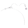 Gema Y pendant, Mixed cuts, Multicolored, Rhodium plated - Swarovski, 5692421