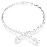 Collana Matrix, Taglio misto, Bianca, Placcato rodio - Swarovski, 5692521