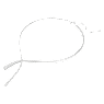 Collana a Y Matrix, Taglio misto, Bianco, Placcato rodio - Swarovski, 5692533