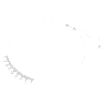 Idyllia Halskette, Verschiedene Schliffe, Schneeflocke, Weiß, Rhodiniert - Swarovski, 5692637