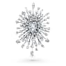 Broche Galaxy, Diamants de synthèse 15,71 ct tw, Formes variées, Or blanc 18 carats - Swarovski, 5692695