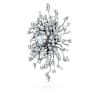 Broche Galaxy, Diamants de synthèse 15,71 ct tw, Formes variées, Or blanc 18 carats - Swarovski, 5692695