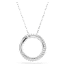 Dextera Anhänger, Pavé, Weiß, Rhodiniert - Swarovski, 5692737