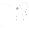 Braccialetto Birthstone, Taglio squadrato, Settembre, Blu, Placcato rodio - Swarovski, 5692881