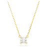 Stilla Attract Anhänger, Kissenschliff, Weiß, Goldlegierungsschicht - Swarovski, 5693153