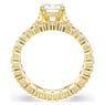 Stilla ring, Set (2), Round cut, White, Gold-tone plated - Swarovski, 5693510