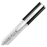 Crystalline Lustre ballpoint pen, Black, Rhodium plated - Swarovski, 5694180